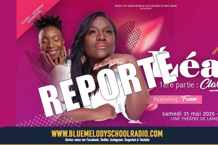 LÉAH, LE CONCERT EST REPORTÉ !